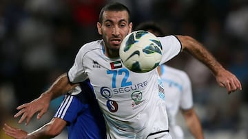 Aboutrika. El egipcio, en un partido con el Baniyas en 2013.