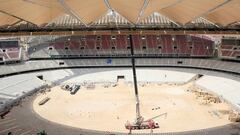 Nuevas imágenes en las obras del Wanda Metropolitano