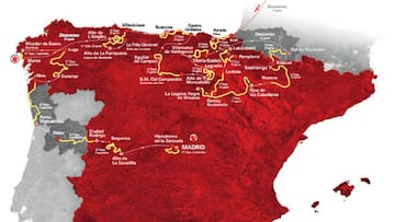 Recorrido de la 75ª edición de la Vuelta a España.