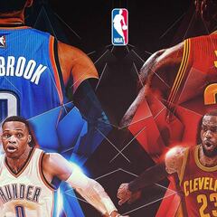 LeBron James y Westbrook dominan sus conferencias