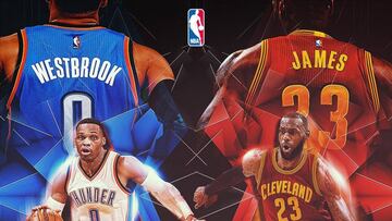 Russell Westbrook y LeBron James han sido nombrados jugadores del mes de octubre-noviembre en la Conferencia Oeste y en la Este, respectivamente