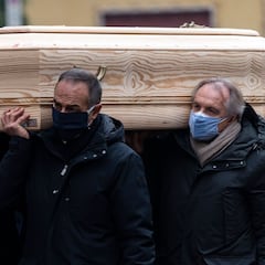 El funeral de Paolo Rossi en el Duomo de Vicenza