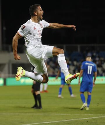 0-1. Pablo Fornals celebra el primer gol.