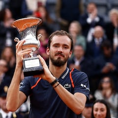 Medvedev, campeón en Roma con victoria ante Rune