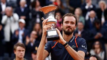 Medvedev, campeón en Roma con victoria ante Rune