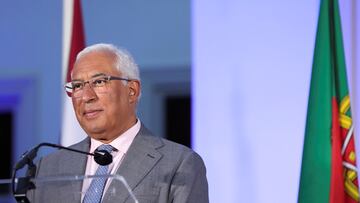 Portuguese Prime Minister Antonio Costa attends a press conference after a meeting to prepare the upcoming Madrid summit of the alliance, in The Hague, Netherlands June 14, 2022. REUTERS/Eva Plevier