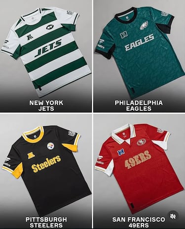 NFL jerseys get a soccer makeover: Check out these retro looks for the 32 teams