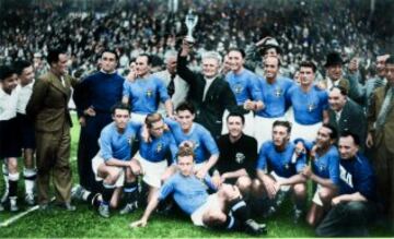 Italia, campeona del Mundo en 1938.