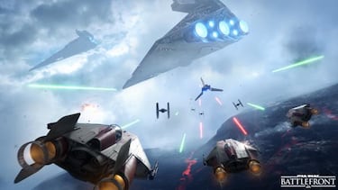 Star Wars Battlefront, reventando naves del imperio