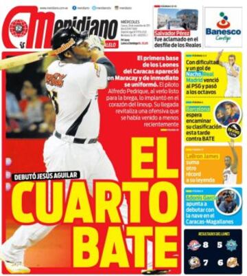 Portadas de la prensa mundial