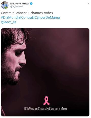 El mundo del deporte se tiñe de rosa en el #DiaContraelCancerdeMama