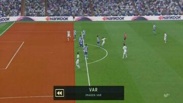 El VAR rectific車 a Mateu Lahoz en el gol de Marco Asensio