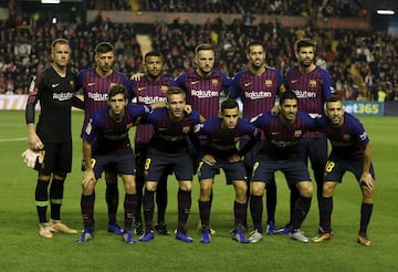 Equipo del Barcelona.