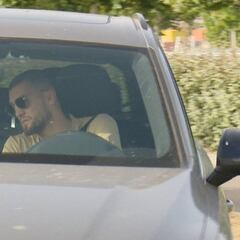 Kovacic entrenó en Valdebebas y se marchó una hora antes