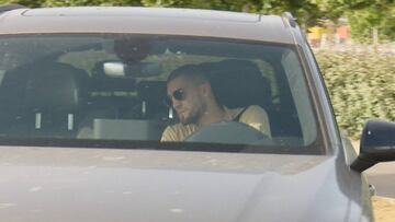 Kovacic entrenó en Valdebebas y se marchó una hora antes