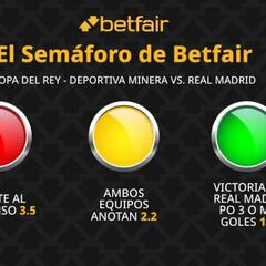 El Semáforo de Betfair: Deportiva Minera vs. Real Madrid CF - Copa del Rey