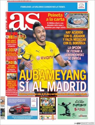 Portadas de la prensa mundial