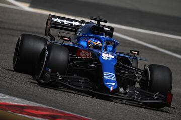 El debut de Alonso con el Alpine en im¨¢genes