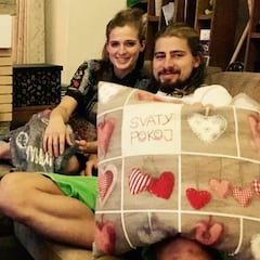 Sagan recibió su nueva bicicleta de manos de Papá Noel