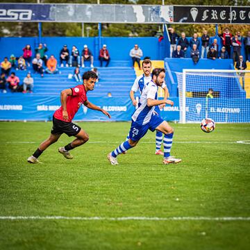 Campabadal en el anterior partido del Alcoyano ante el Melilla,