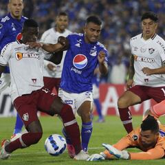 Millonarios lucha, pero Cano le da la victoria a Fluminense