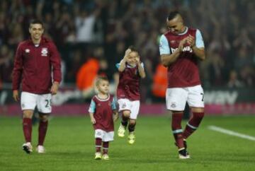 West Ham celebrations after the last game at the Boleyn Ground