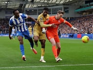 Jefferson Lerma, figura en el triunfo del Crystal Palace