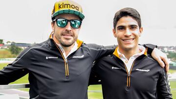 Fernando Alonso junto a Sergio Sette Câmara