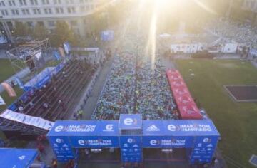 La colorida jornada del Maratón de Santiago, en imágenes