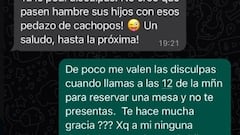 La respuesta de un hostelero a un cliente que no fue a la reserva: “Mis hijos comen más cosas que cachopos”