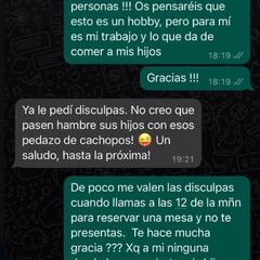 La respuesta de un hostelero a un cliente que no fue a la reserva: “Mis hijos comen más cosas que cachopos”