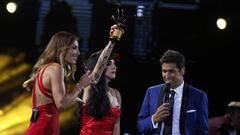 Vina del Mar, 25 de febrero de 2017
 La cantante chilena Mon Laferte, durante la clausura del Festival Internacional de Vina del Mar 2017.
 Raul Zamora/Aton Chile