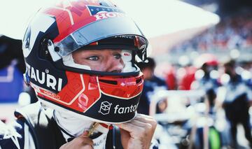 Pierre Gasly preparándose para el Gran Premio de Países Bajos. 