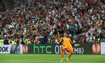 MAYO 2014. Beto, héroe de la final. El portero fue decisivo para que el Sevilla se alzase con el título de la Europa League tras vencer al Benfica en la tanda de penaltis.