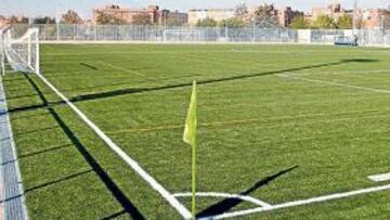 <b>NUEVAS INSTALACIONES. </b>Los campos de fútbol Guti están prácticamente listos para ser inaugurados.