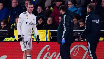 Bale será baja contra la Real, el Leganés en Copa y el Betis