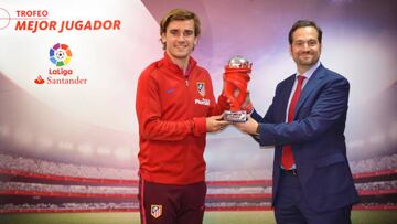 Griezmann awarded Player of the month for March