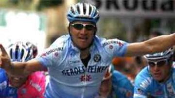 <b>PELEADA META</b>. El alemán doblegó, en una apretada llegada, al noruego Hushovd y al italiano Petacchi.