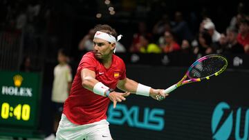 19/11/24 TENIS COPA DAVIS 2024 ELIMINATORIA SELECCION ESPAÑOLA ESPAÑA - HOLANDA
PARTIDO RAFA NADAL - BOTIC VAN DE ZANDSCHULP