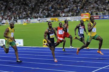 9.58 segundos. Una marca para la historia. Bolt pulverizó su mejor marca personal conseguida en los Juegos de Pekín y estableció un tiempo inalcanzable para cualquier atleta hasta la fecha. En este Mundial de Berlín volvió a repetir los tres oros de sus c