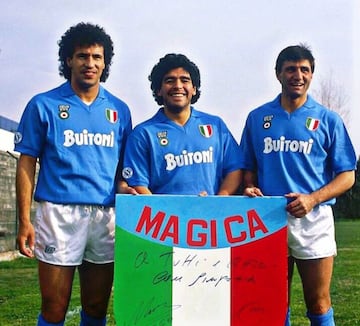 En el Nápoles de Diego Maradona, Bruno Giordano y Careca eran la clave del mayor período de éxito del club hasta el momento. Eran conocidos como 'Ma-Gi-Ca', queriendo decir 'la Magia' en italiano.