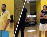 Hollywood y la NBA se mezclaron: Adam Sandler se une a Jaime Jáquez con el Miami Heat