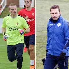 Reencuentros en El Molinón para Trejo, Alberto y Baraja