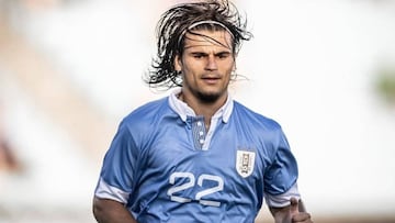 Bruno Calcagno, centrocampista de Uruguay Sub 20.