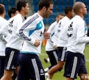 Higuaín y Di María regresan a los entrenamientos blancos