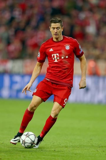 Robert Lewandowski of Bayern Muenchen