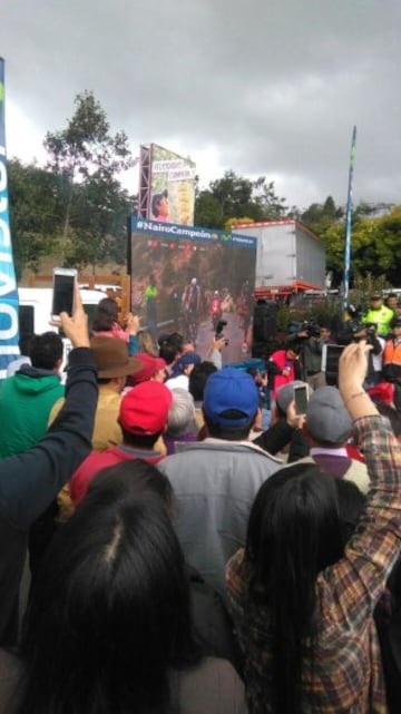 Cómbita es una fiesta con el título de Nairo en España