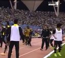 Así reaccionó Sierra tras el gol que le dio el título al Al Ittihad