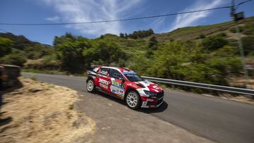 Efr谷n Llarena defiende el pabell車n espa?ol en Canarias