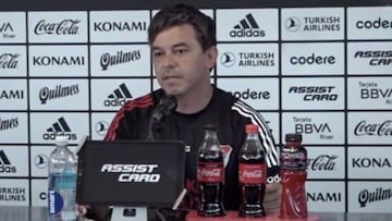 Gallardo en conferencia de prensa, en vivo: última hora y reacciones del DT de River